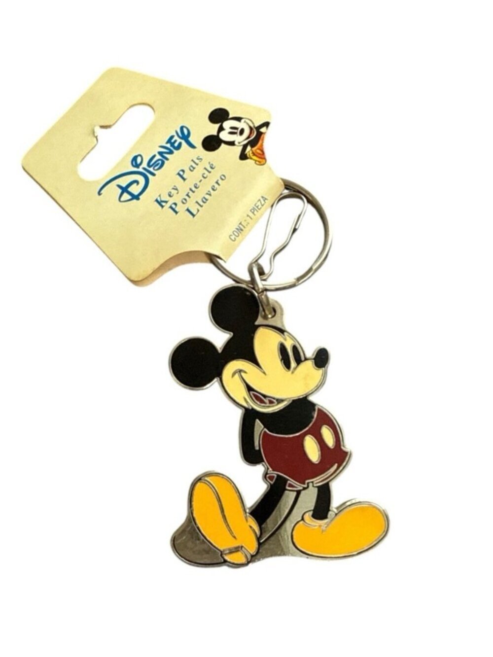 Vintage 2006 Disney Mickey Keychain NWT Metal